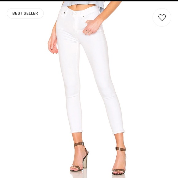 CoH high rise crop skinny white jeans/pants - Picture 11 of 12